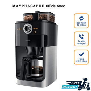 Máy Pha Cà Phê Hạt Tự Động Philips, Máy Pha Cafe Cho Văn Phòng, Máy Xay Cà Phê, 1.2L, Nhập Đức, BH 12 Tháng