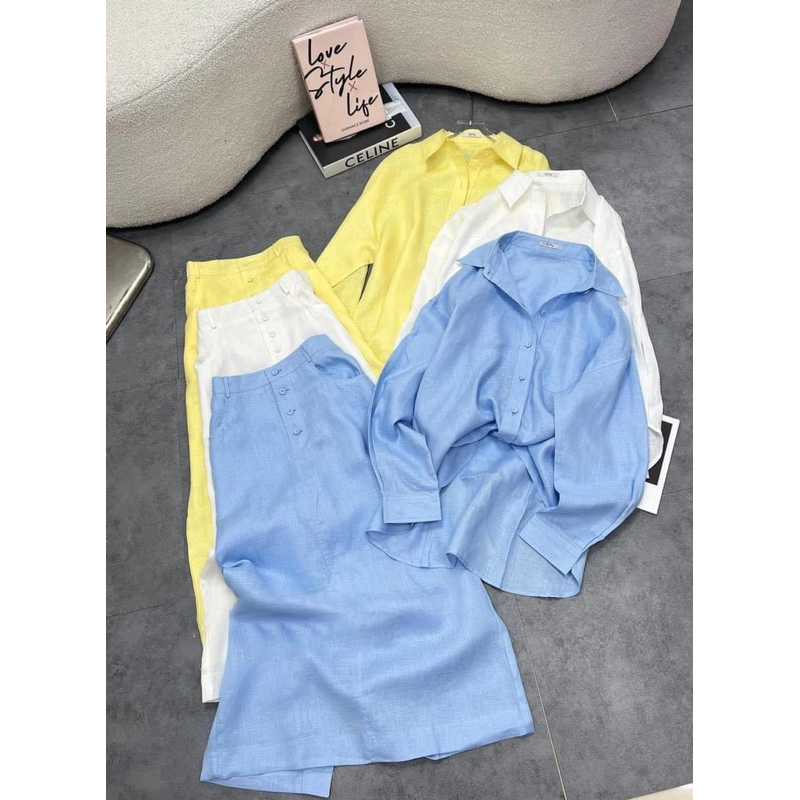 Sét váy linen vnxk