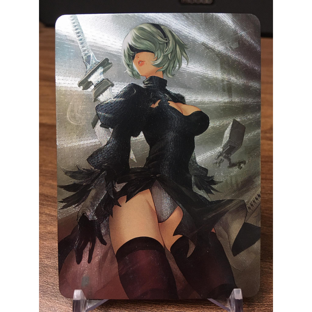 Thẻ bo góc nhân vật 2B – NieR: Automata