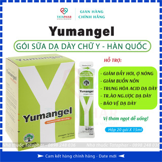 Yumangel - gói sữa dạ dày chữ Y - Bảo vệ dạ dày bạn khỏe mạnh - Hộp 20 gói - Chính hãng
