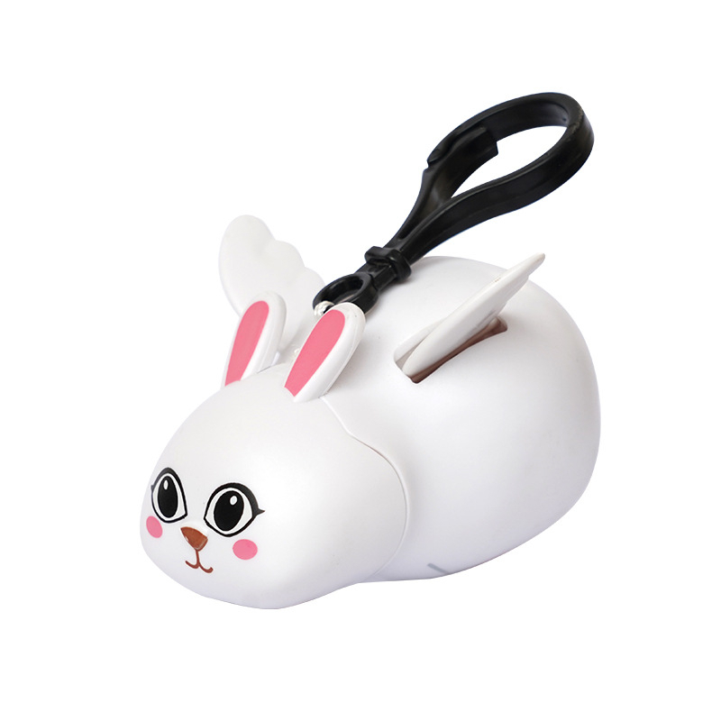 Móc khóa dây rút có cánh hình Hổ Béo Gấu Trúc, móc chìa khóa ĐÁNG YÊU The ToyLab, phụ kiện móc khóa xe dễ thương