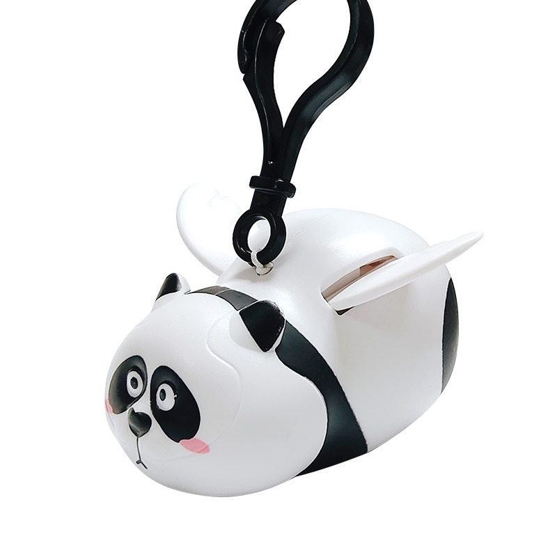 Móc khóa dây rút có cánh hình Hổ Béo Gấu Trúc, móc chìa khóa ĐÁNG YÊU The ToyLab, phụ kiện móc khóa xe dễ thương