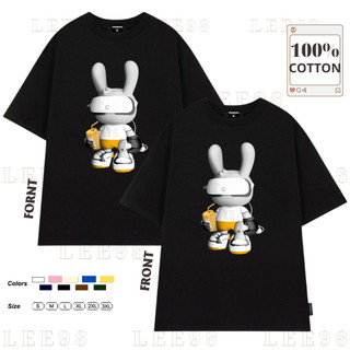 Áo thun tay lỡ form rộng unisex, áo phông cổ tròn tay lỡ form rộng AL103 Lee98 in hình