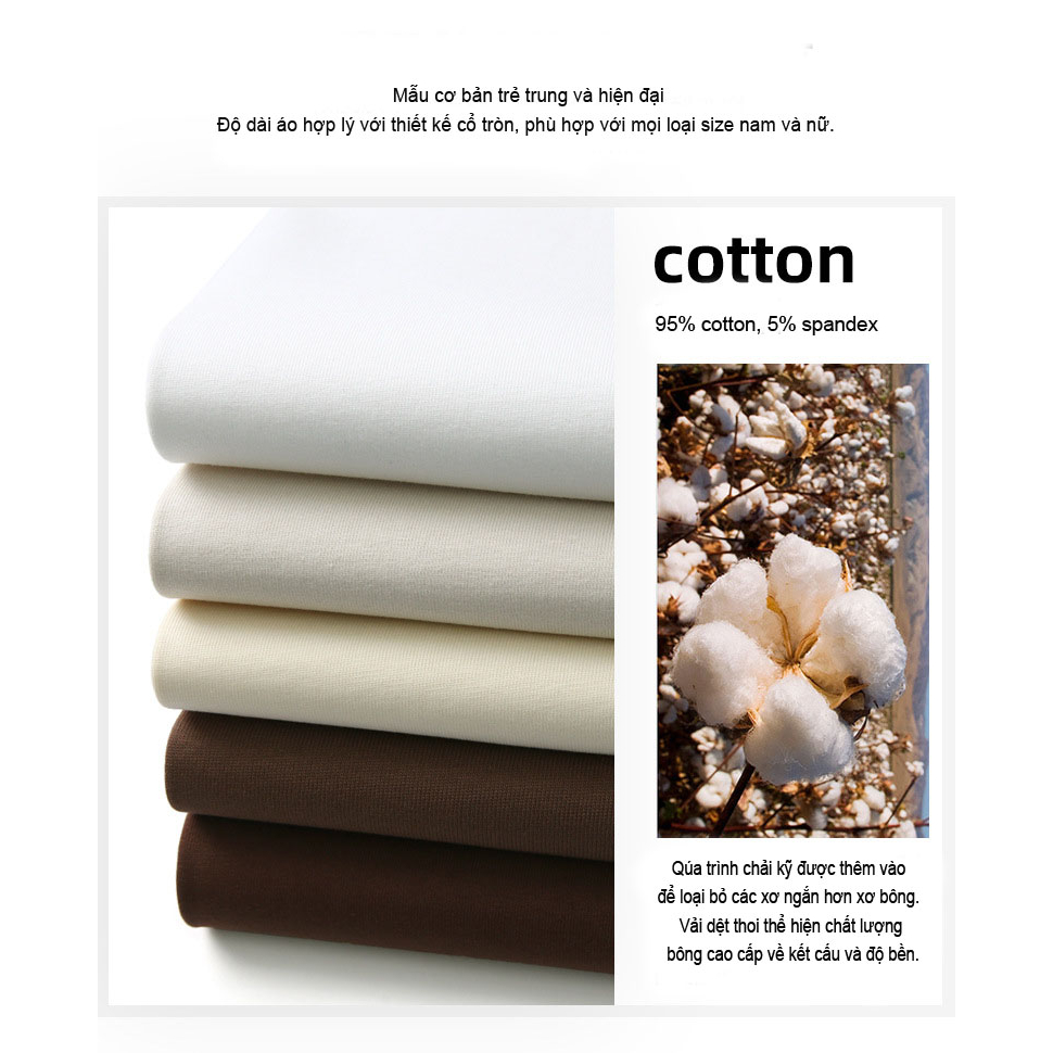 Áo phông trơn phối ráp lăng form rộng tay lỡ, áo thun trơn unisex chất liệu cotton Lee98 basic tee