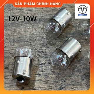 Đèn xi nhan dây tóc 10w halogen 12v sáng vàng cho dòng xe 67, cl, cub - 1 bóng đèn sun shing greennetworks bảo hành 12t