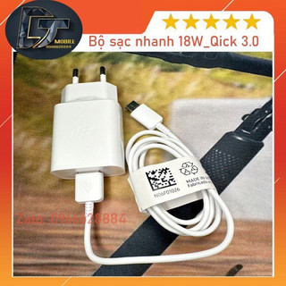 Bộ sạc vsmart 18w_củ sạc nhanh 18w qualcomm quick charge 3.0_cáp sạc typec 3a