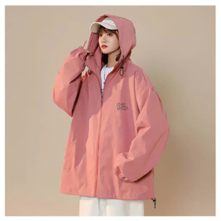  Áo khoác dù .Nữ 2 lớp  dây kéo cổ cao chống nắng tốt thiêu SCOTINS   big size 95 ký  