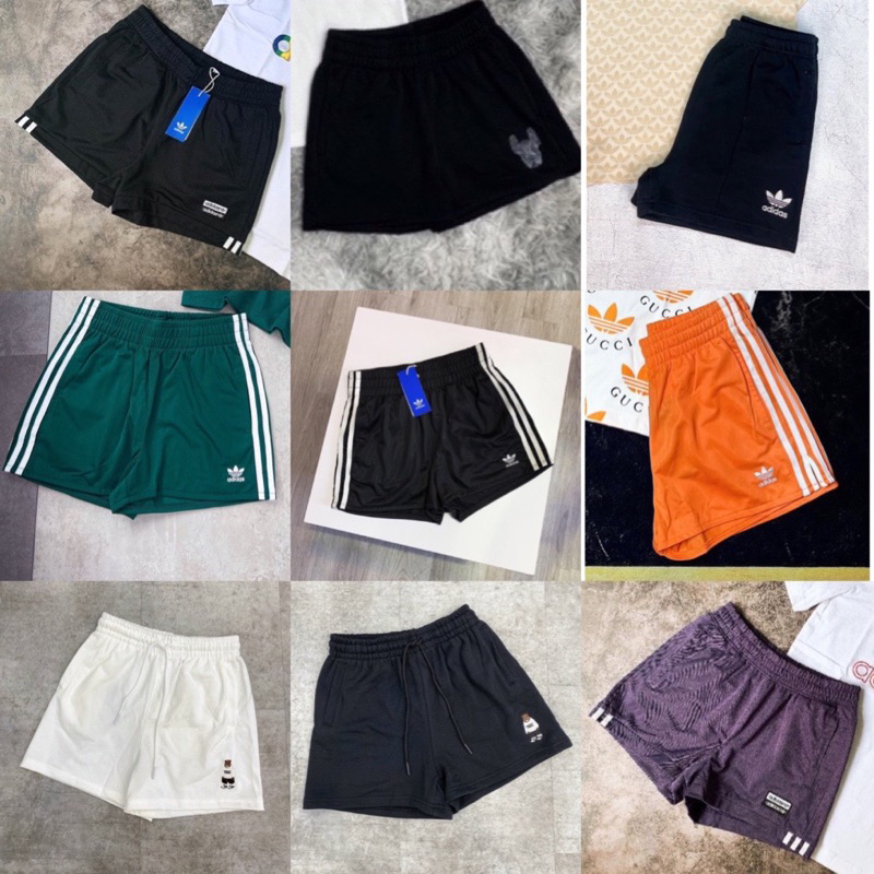 (ảnh thật) Quần short d as m lb monogram loang phối màu