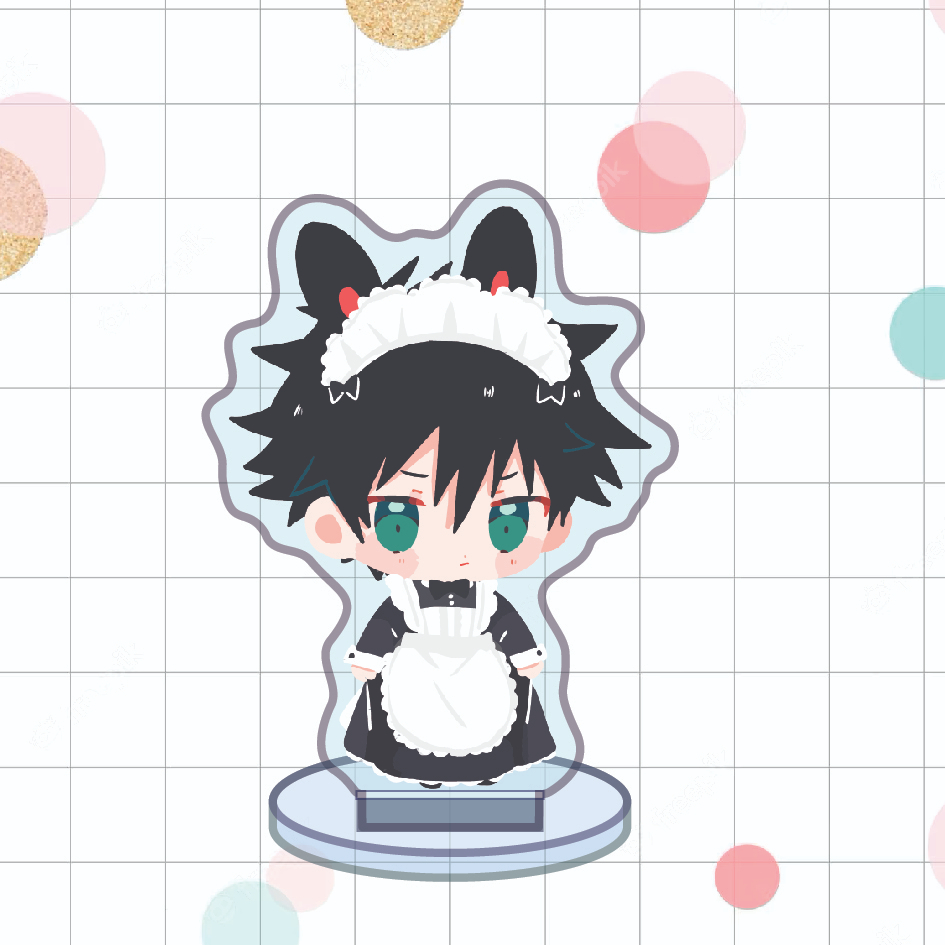 Standee Jujutsu Kaisen, mô hình anime Chú thuật hồi chiến chibi nhân vật Megumi, Gojo, Yuji, Geto, Nobara