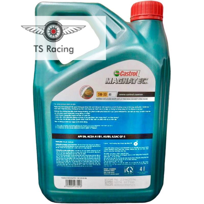 Nhớt xe hơi ô tô castrol managtec 5w30 A5 4L