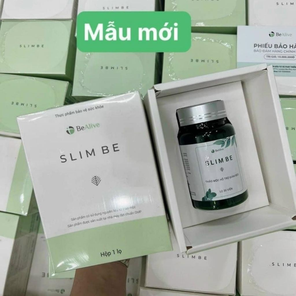 Giảm Cân Slim Be Của BEALIVE Hộp 30 Viên Chính Hãng Giúp Giảm Cân An Toàn