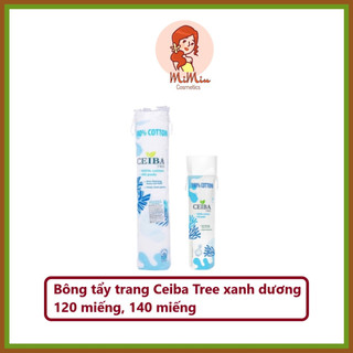 Bông tẩy trang Ceiba Tree xanh dương 120 miếng, 140 miếng