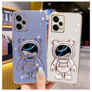 Ốp lưng olie tpu dẻo giá đỡ phi hành gia new 6d xiaomi redmi 12 note 10 11 12 12pro note 12s redmi note 12 pro 5g