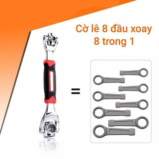 Cờ lê đa năng 8 đầu xoay 48 chức năng