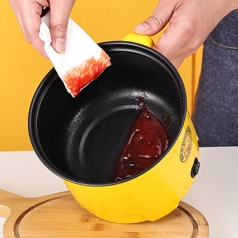 ⭐️ Lẩu điện mini đa năng 2 tầng nấu cơm lẩu cháo chiên xào .