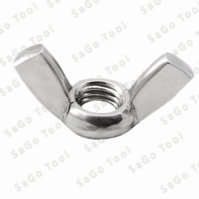 Đai ốc cánh bướm vặn tay INOX 304 - Tán chuồn các loại size M3 M4 M5 M6 M8 thép không gỉ