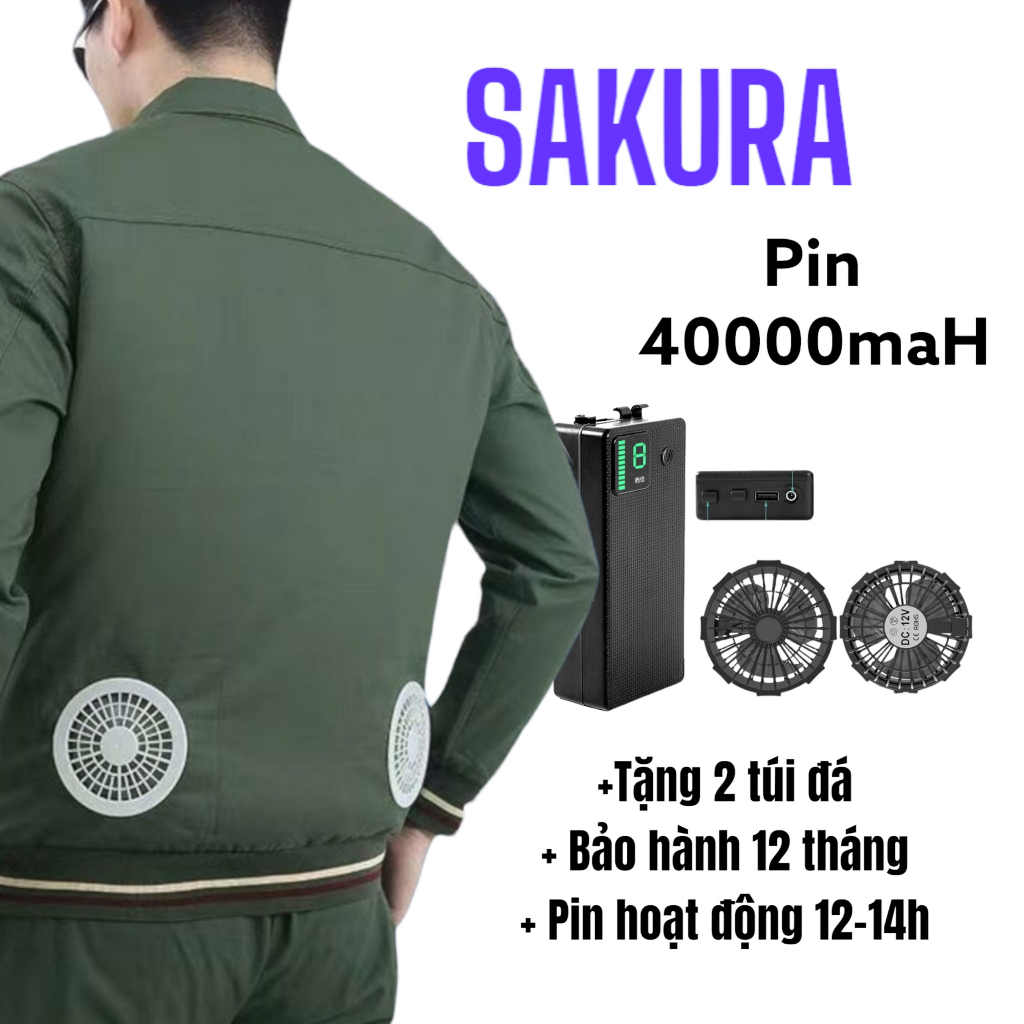 SAKURA phiên bản áo điều hòa đáng sở hữu nhất mùa hè 2023 - Cam kết 100% người dùng ưng ý ngay khi trải nghiệm - Chất lư