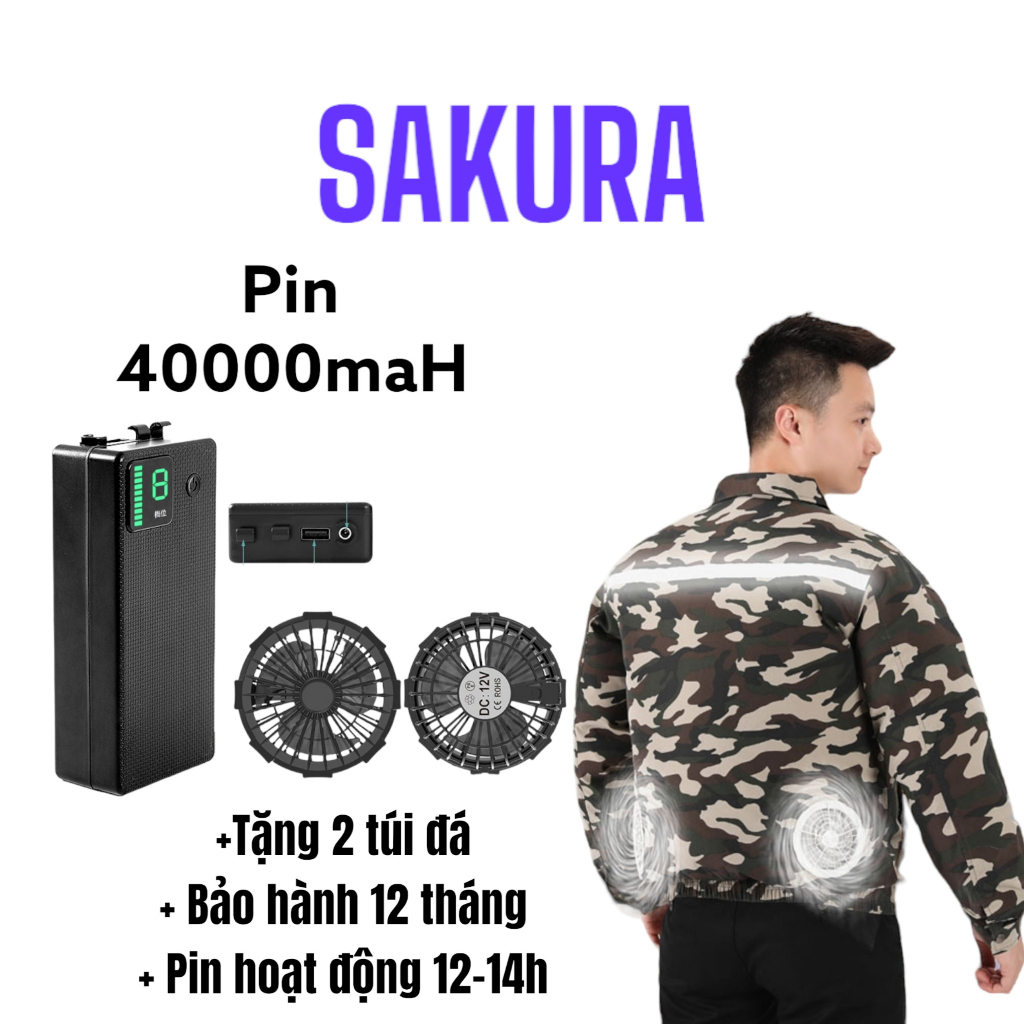 SAKURA phiên bản áo điều hòa đáng sở hữu nhất mùa hè 2023 - Cam kết 100% người dùng ưng ý ngay khi trải nghiệm - Chất lư