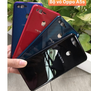 Bộ vỏ + sườn Oppo A5s zin -kèm phím và kính camera