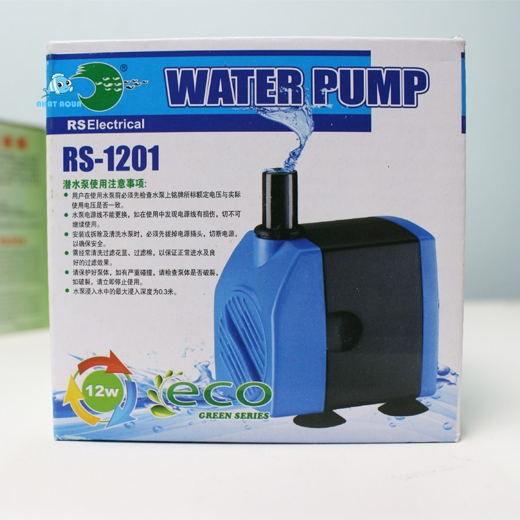 Máy bơm nước bể cá RS, hàng cao cấp nhỏ gọn dành cho hồ cá cảnh