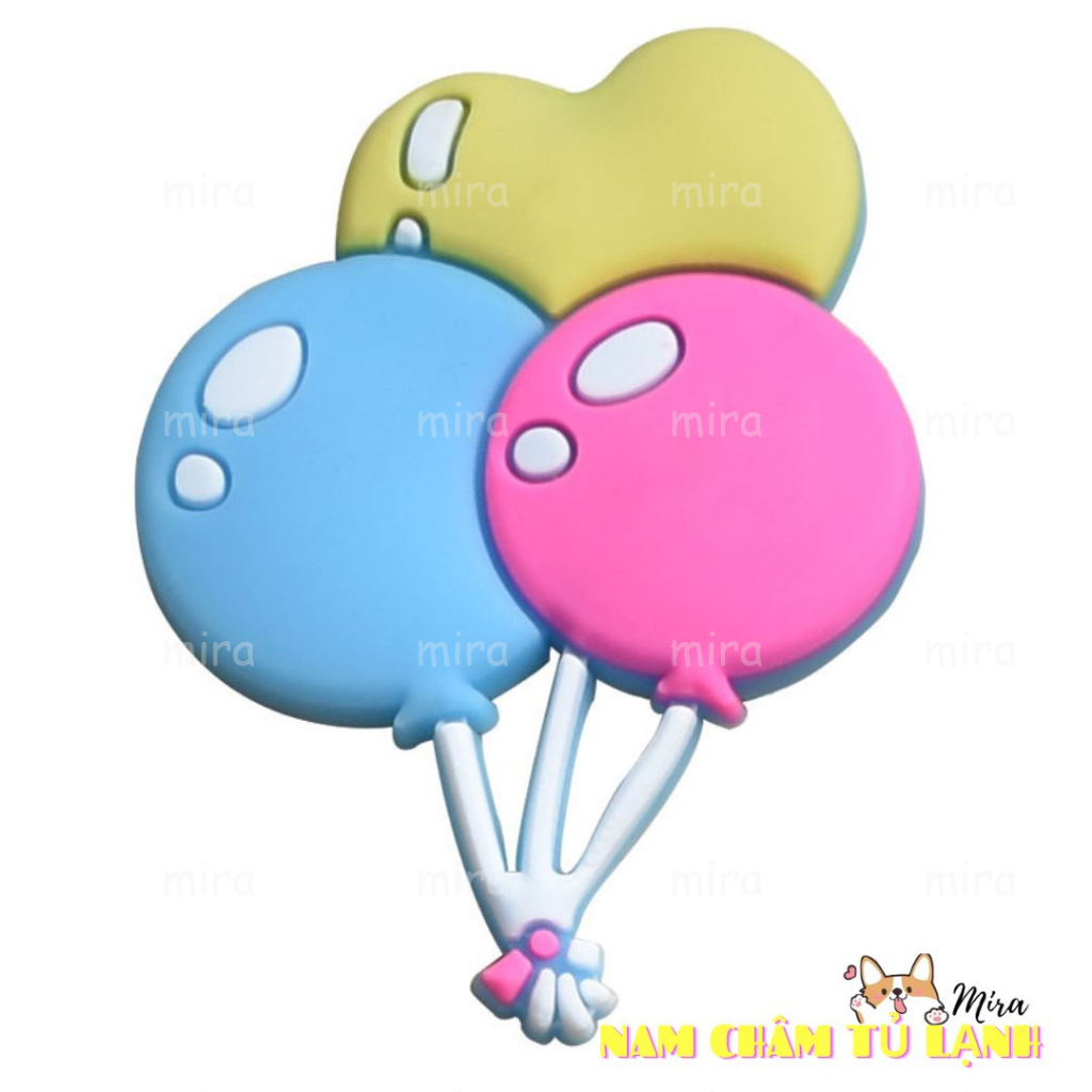 Nam Châm Tủ Lạnh Kem Bánh Sinh Nhật Trang Trí Bàn Học Đính Note Bảng Từ Cho Bé Mira-PVC79173