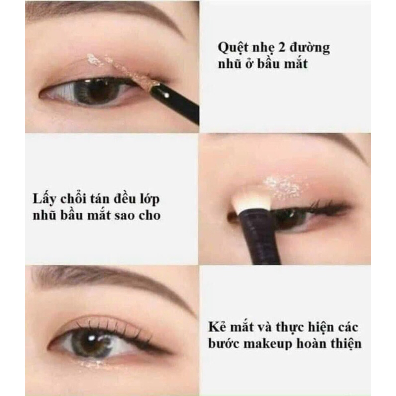 Nhũ mắt kim tuyến dạng lỏng nhũ đánh mắt đồ make up cho Nữ