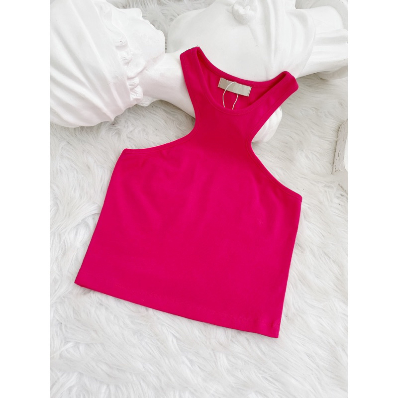 Crop thun 3 lỗ cách điệu