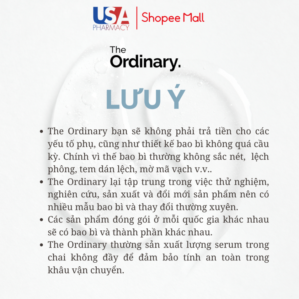 Serum Tẩy Tế Bào Chết Sáng Da, Mờ Thâm Lactic 10% Acid + HA The Ordinary 30ML.