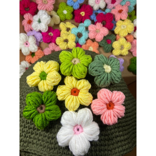 Hoa len handmade, tuỳ chọn màu