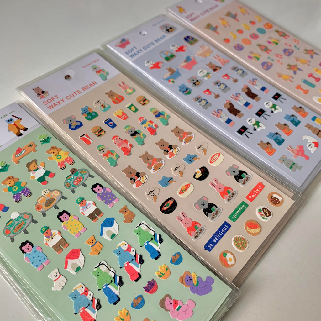 Sticker Cute Bear (ảnh thật) - namise.co