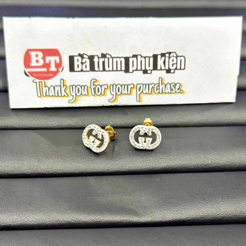 Bông tai titan cao cấp bền màu vĩnh viễn của Bà trùm phụ kiện