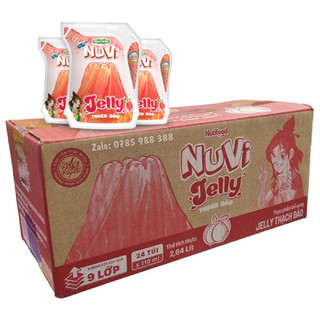 Thùng 24 túi Nuvi Thạch Trái cây 90ml (các loại)