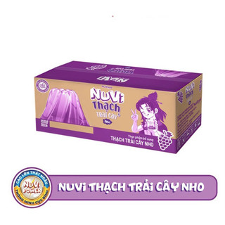 Thùng 24 túi Nuvi Thạch Trái cây 90ml (các loại)