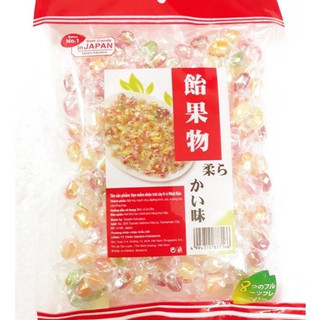 Kẹo mềm kim cương nhân trái cây 8 vị nhật bản gói 200g,300g