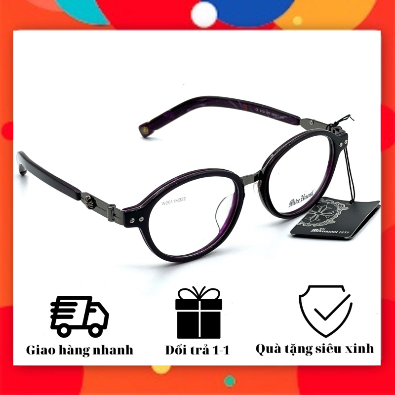 Gọng Kính Nhật Tròn Vuông, Gọng Kính Cận Nhãn Mac Đầy Đủ Chất Lương 016