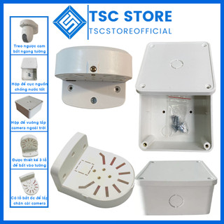 Chân Đế Camera IP WIFI Trong Nhà Và Hộp Đế Vuông Lắp Camera Ngoài Trời Đa Năng | TSC STORE - tscstoreofficial