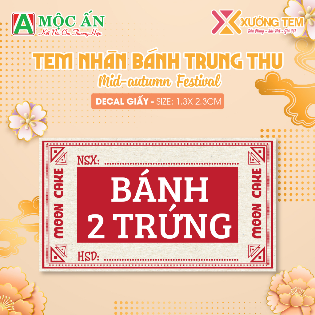 24 Tem Dán Nhân Bánh Trung Thu, Hơn 20 Mẫu Nhân Độc Lạ