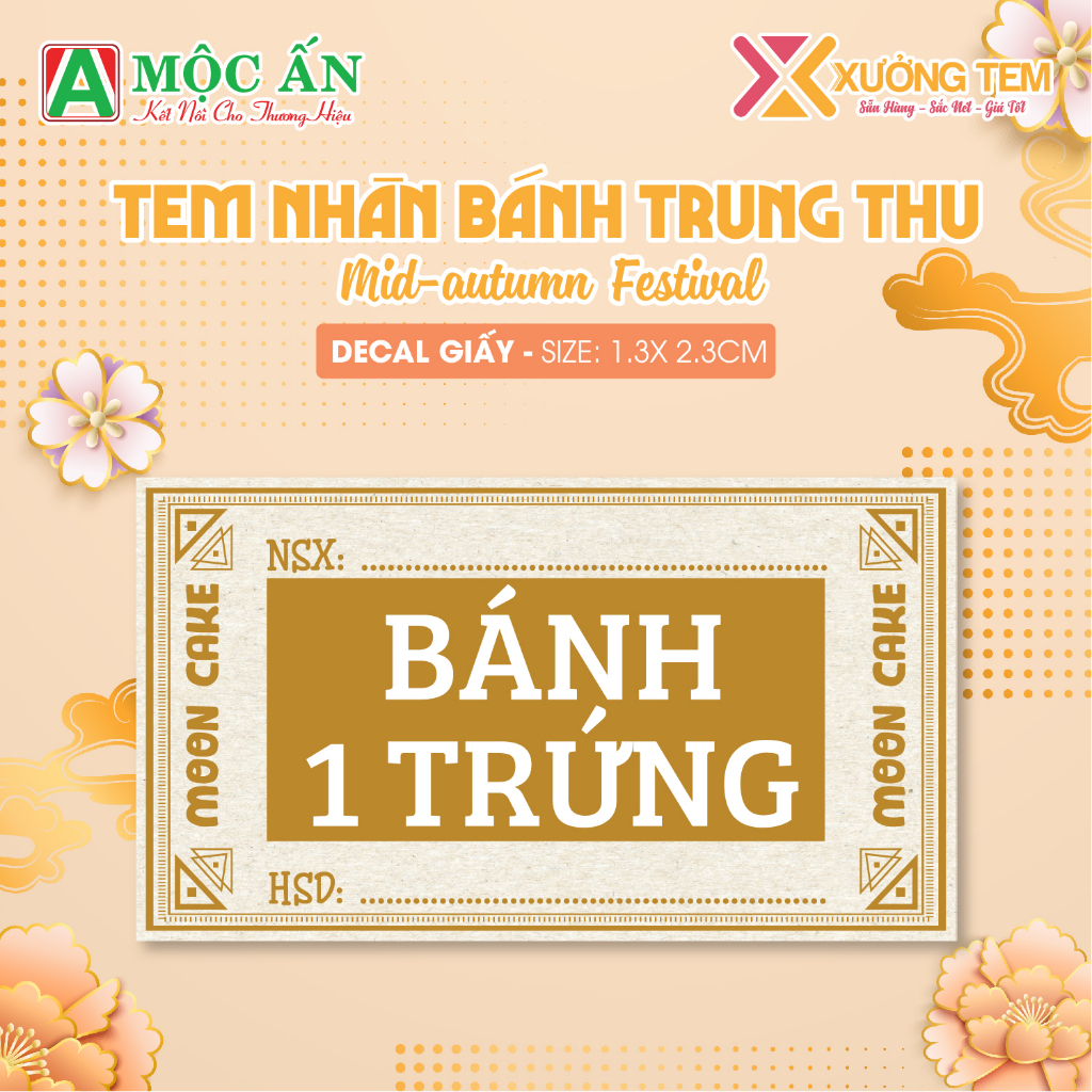 24 Tem Dán Nhân Bánh Trung Thu, Hơn 20 Mẫu Nhân Độc Lạ