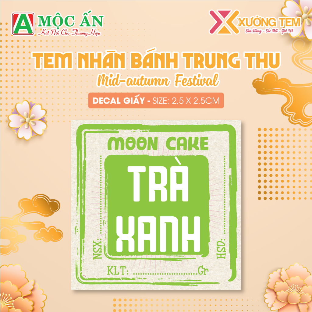 24 Tem Dán Nhân Bánh Trung Thu, Hơn 20 Mẫu Nhân Độc Lạ