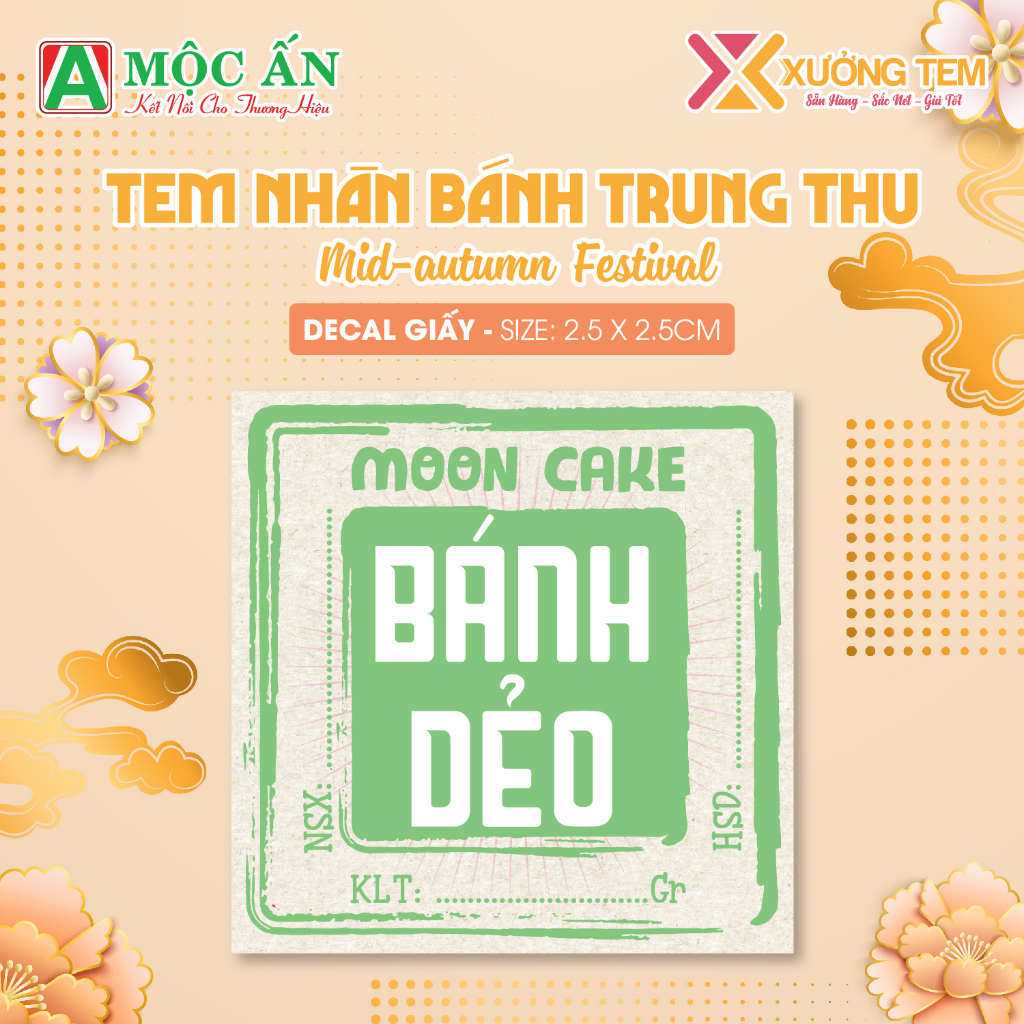 24 Tem Dán Nhân Bánh Trung Thu, Hơn 20 Mẫu Nhân Độc Lạ