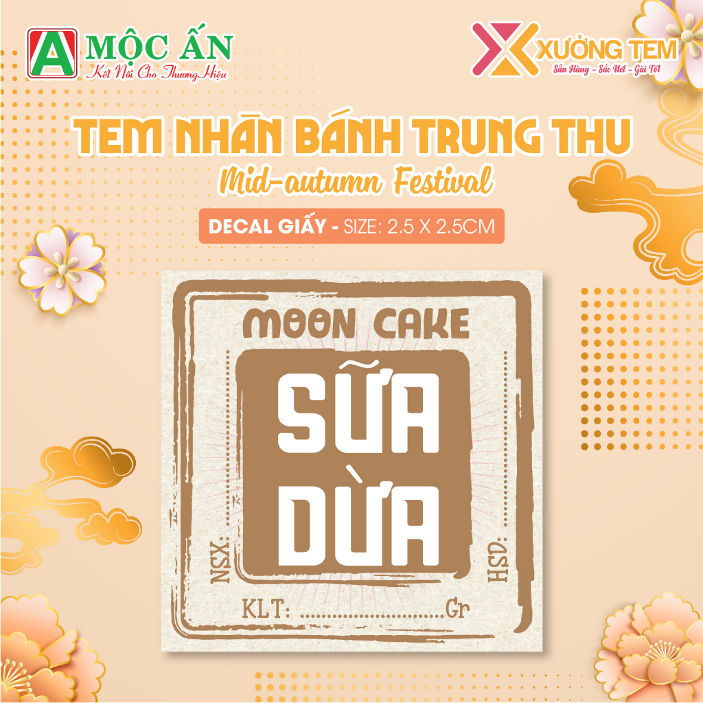 24 Tem Dán Nhân Bánh Trung Thu, Hơn 20 Mẫu Nhân Độc Lạ