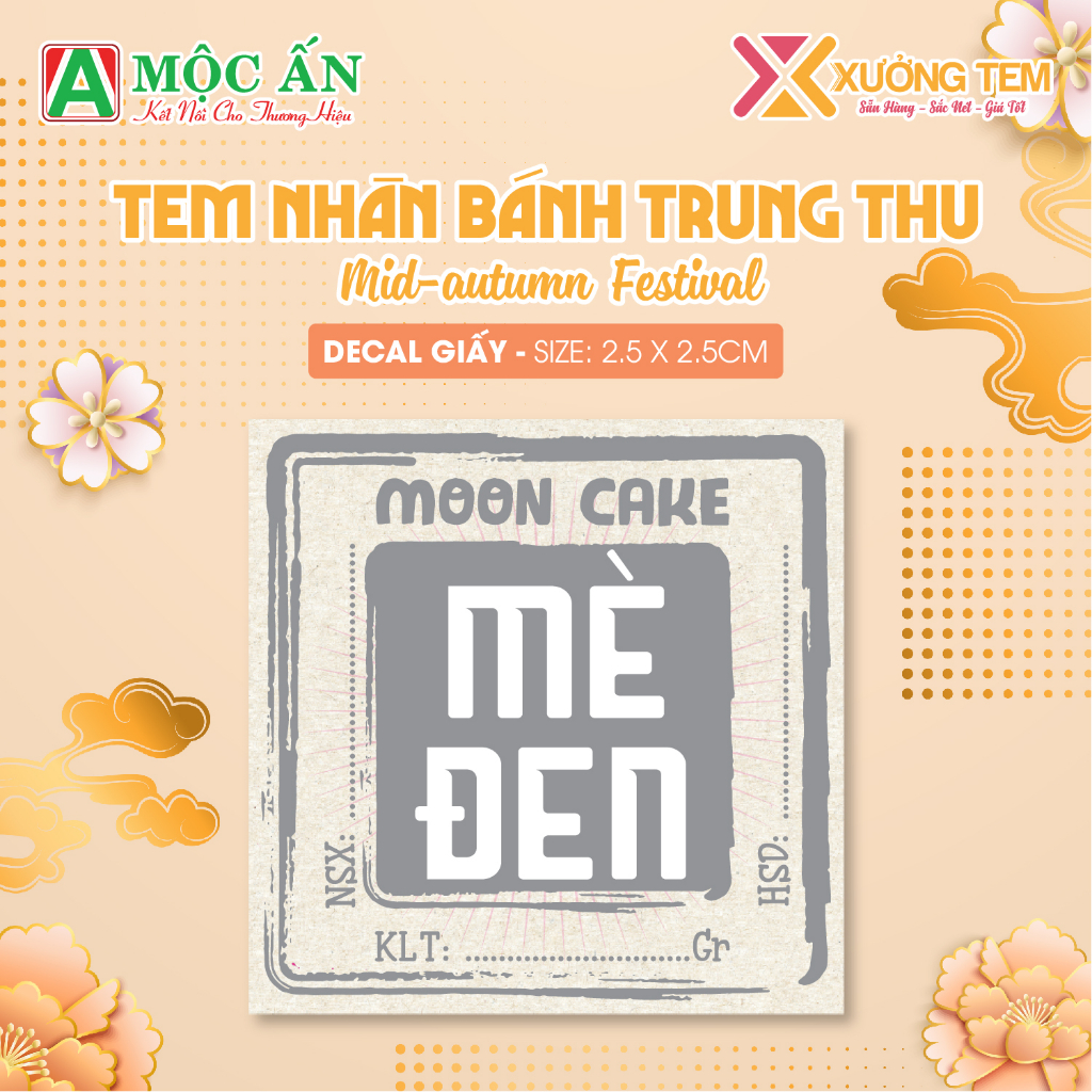 24 Tem Dán Nhân Bánh Trung Thu, Hơn 20 Mẫu Nhân Độc Lạ