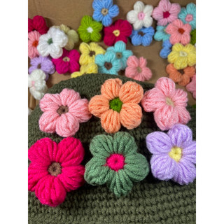 Hoa len handmade, tuỳ chọn màu