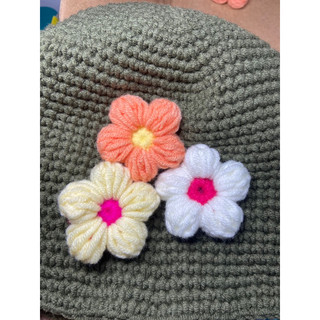 Hoa len handmade, tuỳ chọn màu