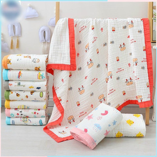 Khăn tắm nhăn 6 lớp có viền