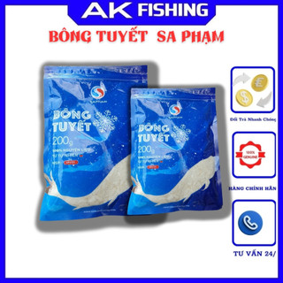 Mồi câu cá BÔNG TUYẾT SA PHẠM bột nhẹ dùng để pha mồi phù hợp câu cá chép cá trắm trôi mè thích hợp câu đơn câu đài
