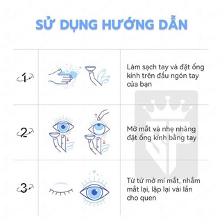 Lens Mắt mini Wine gray ( Giá 1 đôi)