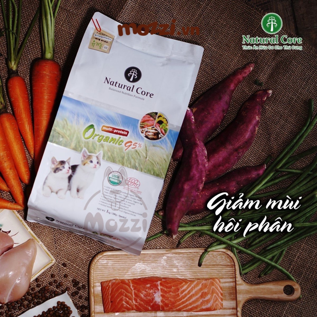 Natural Core Thức ăn giàu đạm cho mèo 95% 1kg