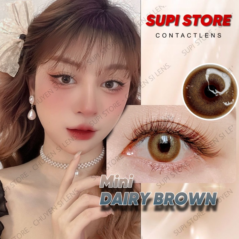 Lens mắt Dairy brown( Giá 1 đôi)