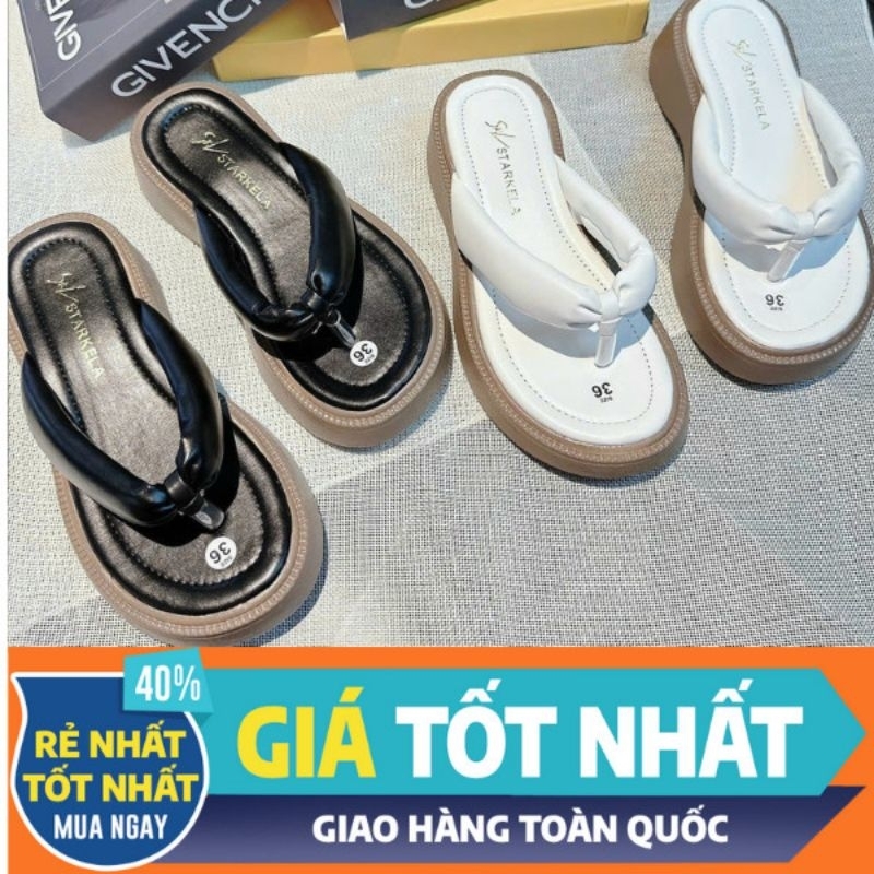 Dép Nữ Đế Cao Quai Dây Kẹp _Xỏ Ngón_Lót Mút Êm Chân _Thời Trang - Đi Biển _Đi Học_Đi Làm